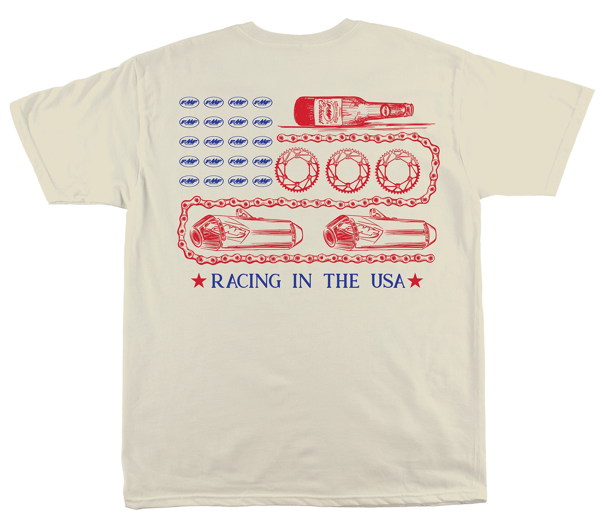 Classic RACING IN THE USA FMF  - Streetwear Brand In Usa ulasan dan harga