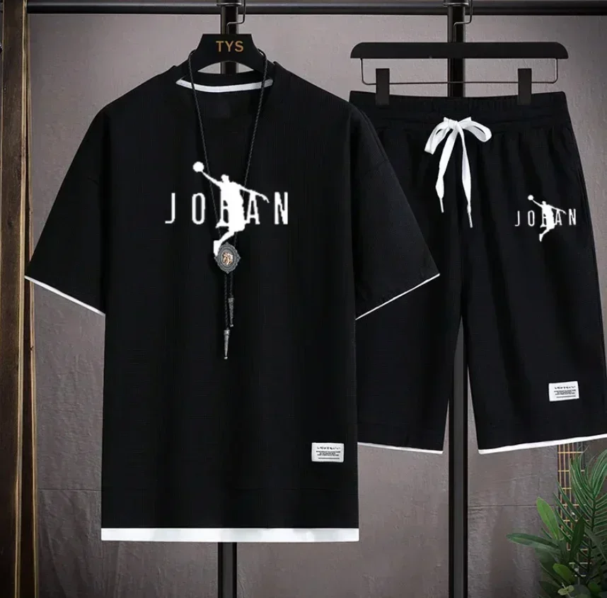 2026 Men's Summer 2 Piece Set  - Streetwear Outfit Brand ulasan dan harga