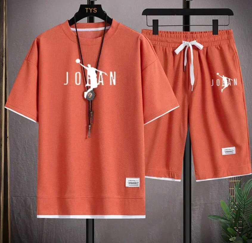 2026 Men's Summer 2 Piece Set  - Streetwear Outfit Brand ulasan dan harga