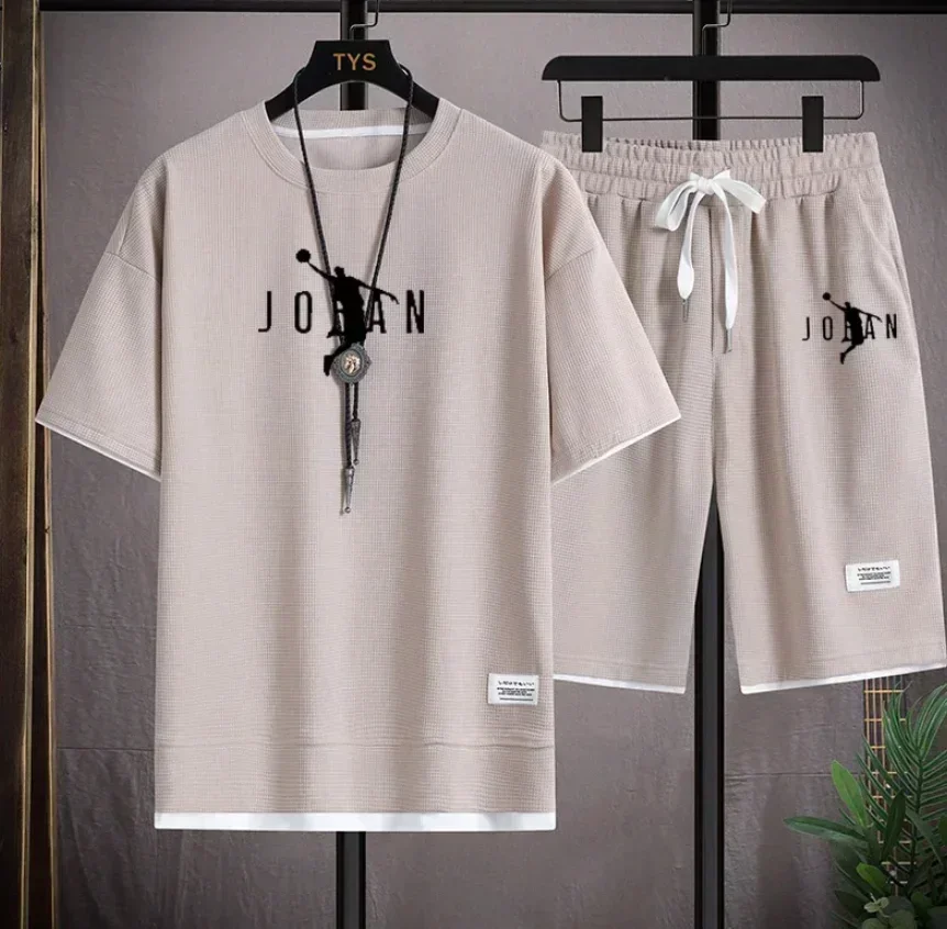 2026 Men's Summer 2 Piece Set  - Streetwear Outfit Brand ulasan dan harga