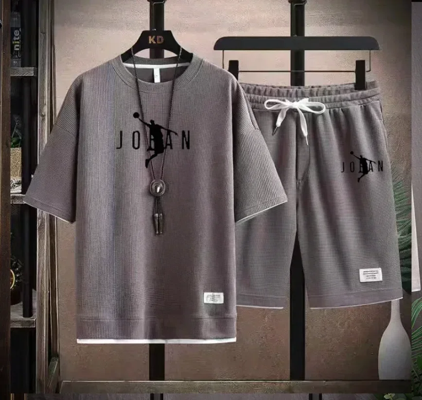 2026 Men's Summer 2 Piece Set  - Streetwear Outfit Brand ulasan dan harga